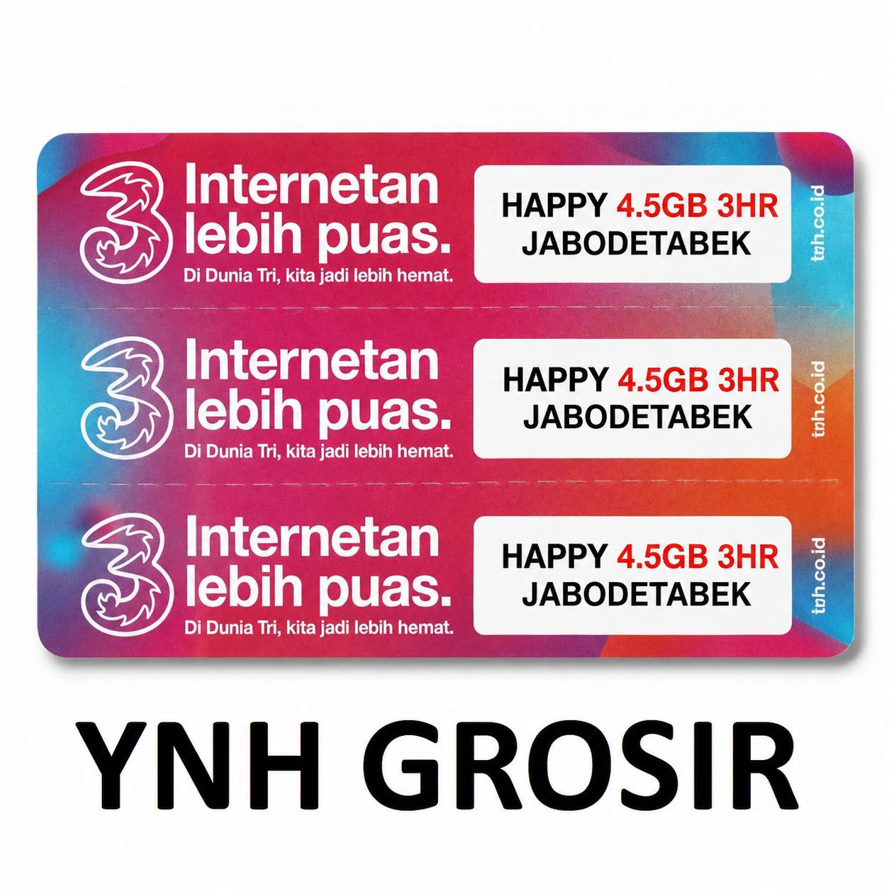 VOUCHER THREE HAPPY 5.5GB 3HR JABODETABEK